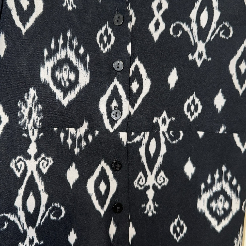 NWT Black and White Summer Patterned Jumpsuit - Picture 7 of 7